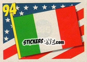 Sticker Bandera - Mundial De Futbol USA 94 n. 285 - Navarrete