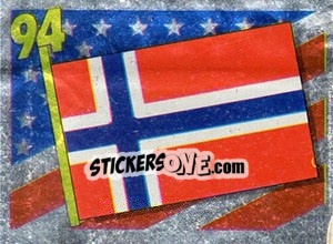 Sticker Bandera - Mundial De Futbol USA 94 n. 287 - Navarrete