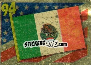 Sticker Bandera - Mundial De Futbol USA 94 n. 288 - Navarrete
