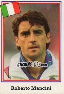 Sticker Roberto Mancini - Mundial De Futbol USA 94 - Navarrete