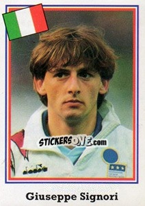 Cromo Giuseppe Signori - Mundial De Futbol USA 94 - Navarrete