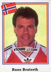 Sticker Rune Bratseth - Mundial De Futbol USA 94 n. 328 - Navarrete