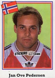 Sticker Jan Ove Pedersen - Mundial De Futbol USA 94 - Navarrete