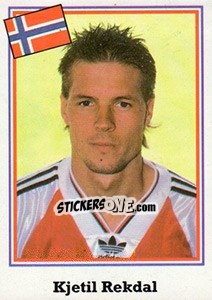 Sticker Kjetil Rekdal - Mundial De Futbol USA 94 - Navarrete