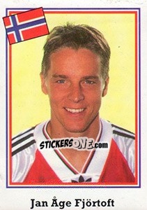 Cromo Jan Age Fjortoft - Mundial De Futbol USA 94 n. 337 - Navarrete