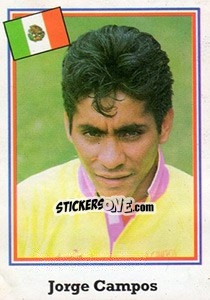 Sticker Jorge Campos - Mundial De Futbol USA 94 - Navarrete