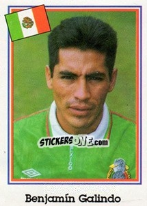 Sticker Benjamín Galindo - Mundial De Futbol USA 94 - Navarrete