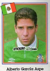 Figurina Alberto García Aspe - Mundial De Futbol USA 94 n. 347 - Navarrete
