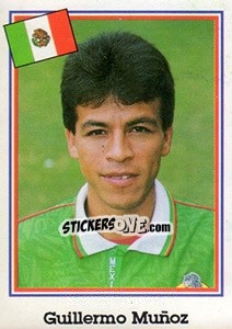 Sticker Guillermo Muñoz - Mundial De Futbol USA 94 n. 348 - Navarrete