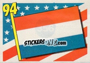 Sticker Bandera - Mundial De Futbol USA 94 n. 356 - Navarrete