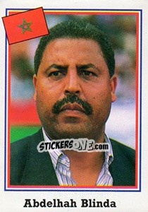 Sticker Abdelhah Blinda - Mundial De Futbol USA 94 n. 375 - Navarrete