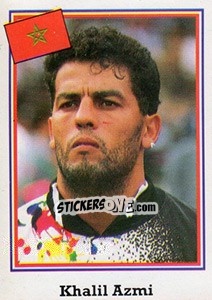 Sticker Hkhalil Azmi - Mundial De Futbol USA 94 n. 376 - Navarrete