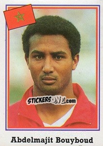 Sticker Abdelmajit Bouyboud - Mundial De Futbol USA 94 - Navarrete