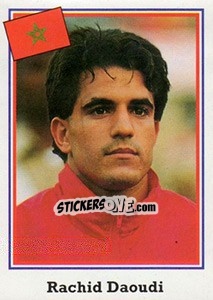 Sticker Rachid Daoudi - Mundial De Futbol USA 94 n. 383 - Navarrete