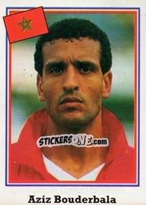 Sticker Aziz Bouderbala - Mundial De Futbol USA 94 - Navarrete