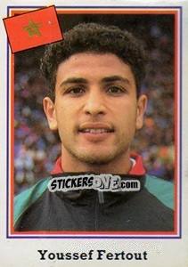 Sticker Youssef Fertout - Mundial De Futbol USA 94 - Navarrete