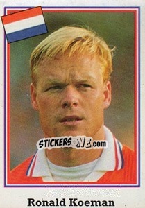 Figurina Ronald Koeman - Mundial De Futbol USA 94 - Navarrete