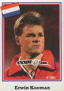 Sticker Erwin Koeman - Mundial De Futbol USA 94 - Navarrete