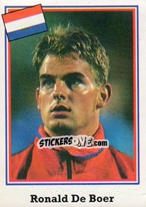 Sticker Ronald De Boer - Mundial De Futbol USA 94 n. 406 - Navarrete