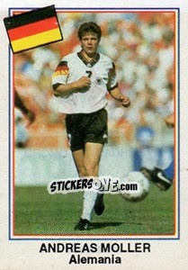 Sticker Andreas Möller (Alemania) - Mundial De Futbol USA 94 - Navarrete