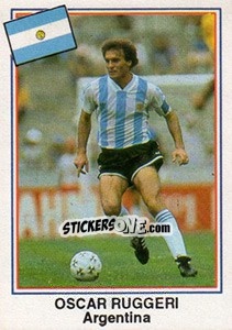 Cromo Oscar Ruggeri (Argentina) - Mundial De Futbol USA 94 - Navarrete