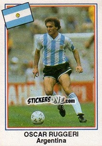 Cromo Oscar Ruggeri (Argentina)