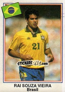 Sticker Rai Souza Vieira (Brasil) - Mundial De Futbol USA 94 n. B11 - Navarrete