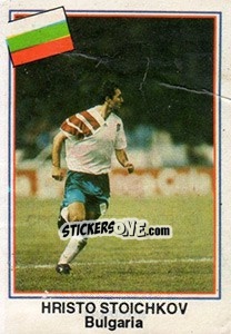 Sticker Hristo Stoichkov (Bulgaria) - Mundial De Futbol USA 94 n. B12 - Navarrete