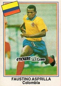 Sticker Faustino Asprilla (Colombia) - Mundial De Futbol USA 94 - Navarrete