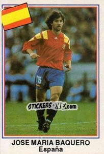 Sticker Jose Maria Baquero (España) - Mundial De Futbol USA 94 n. C5 - Navarrete