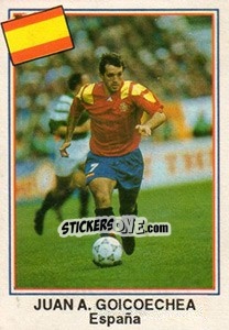 Cromo Juan A. Goicoechea (España) - Mundial De Futbol USA 94 n. C6 - Navarrete
