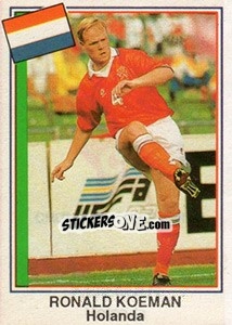 Sticker Ronald Koeman (Holanda) - Mundial De Futbol USA 94 - Navarrete
