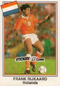 Sticker Frank Rijkaard (Holanda) - Mundial De Futbol USA 94 n. C10 - Navarrete