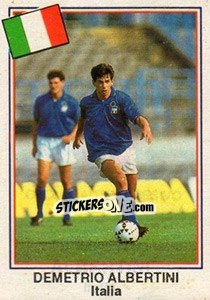 Sticker Demetrio Albertini (Italia) - Mundial De Futbol USA 94 - Navarrete