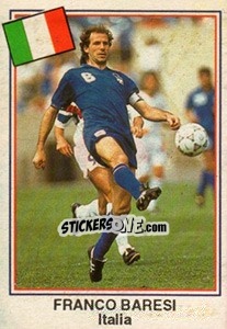 Sticker Franco Baresi (Italia) - Mundial De Futbol USA 94 - Navarrete