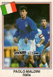 Cromo Paolo Maldini (Italia) - Mundial De Futbol USA 94 - Navarrete