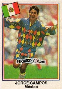 Sticker Jorge Campos (Mexico) - Mundial De Futbol USA 94 n. D3 - Navarrete