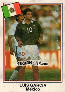 Sticker Luis Garcia (Mexico) - Mundial De Futbol USA 94 n. D4 - Navarrete
