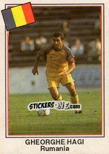 Sticker Gheorghe Hagi (Rumania) - Mundial De Futbol USA 94 n. D7 - Navarrete