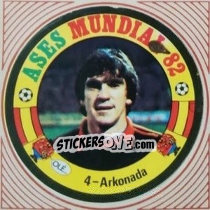 Sticker Arconada - Ases Mundiales. España 82 - Reyauca