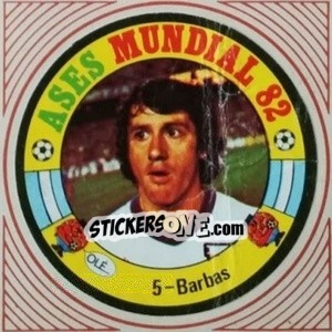 Sticker Barbas - Ases Mundiales. España 82 - Reyauca
