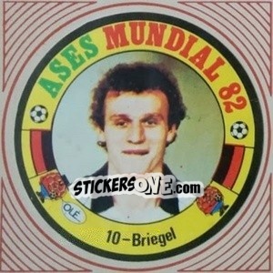 Sticker Briegel - Ases Mundiales. España 82 n. 10 - Reyauca