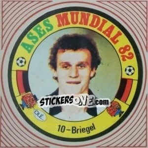 Sticker Briegel - Ases Mundiales. España 82 - Reyauca