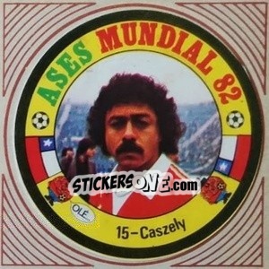 Sticker Caszely - Ases Mundiales. España 82 - Reyauca