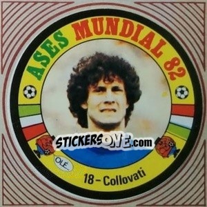 Cromo Collovati - Ases Mundiales. España 82 - Reyauca