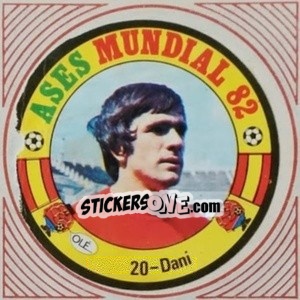 Figurina Dani - Ases Mundiales. España 82 n. 20 - Reyauca