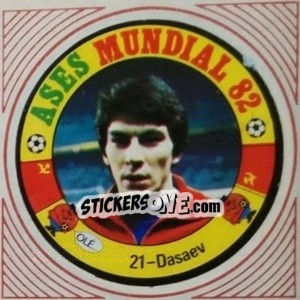 Cromo Dasaev - Ases Mundiales. España 82 - Reyauca