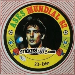 Sticker Eder - Ases Mundiales. España 82 n. 23 - Reyauca