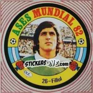 Sticker Fillol - Ases Mundiales. España 82 n. 26 - Reyauca