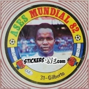 Sticker Gilberto - Ases Mundiales. España 82 - Reyauca